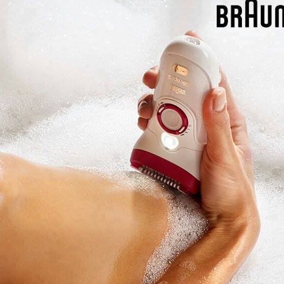 Máy nhổ lông Braun dùng được trong nước 