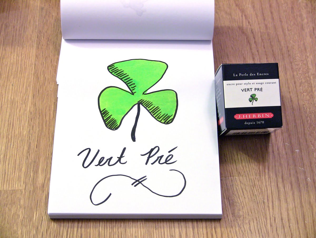 Mực J. Herbin - Màu xanh cỏ (Vert Pré) -  31 - 30ml