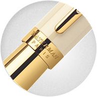 Nắp Bút Waterman Elegance Ivory Gold Trim - Ngòi M - Mực đen - S0891330