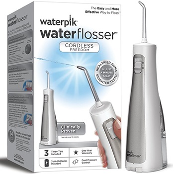 Máy tăm nước Waterpik Cordless Freedom Water Flosser, WF-03, White